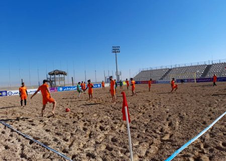 برگزاری اردوی تیم ملی فوتبال ساحلی در بوشهر